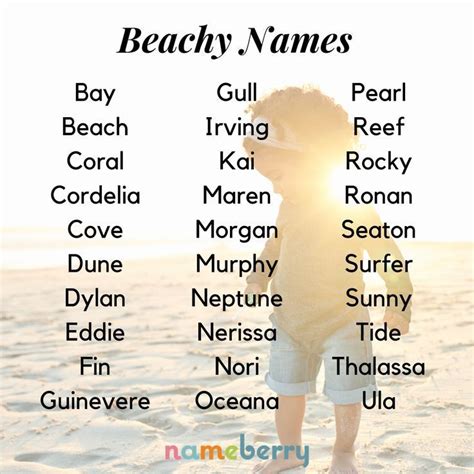 Beach Babynamen - #Baby #Beach #boy #Namen - #Baby #babynamesgirl #babynamesunique #Babynamen # ...