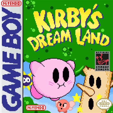 Kirby's Dreamland Pixelated Boxart by NRdrawing on Newgrounds