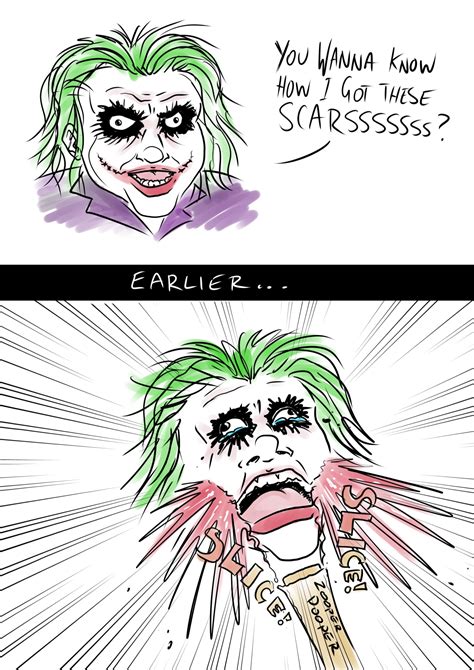 Joker's Scars by UnearthlyMike on DeviantArt