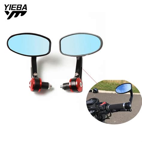 Motocross Mirror Handle Bar End Rearview Side Mirrors For Suzuki SV650X ABS TU250X VanVan 200 ...