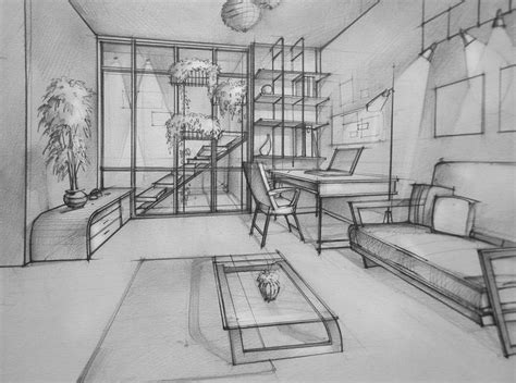 http://yaroslava9999.deviantart.com/art/interior-298150632 | Architecture drawing, Interior ...