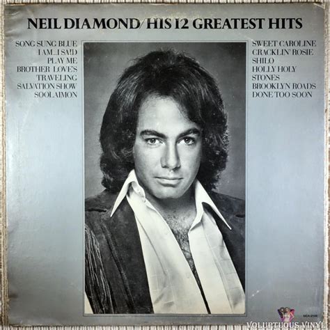 Neil Diamond ‎– His 12 Greatest Hits (1974) Vinyl, LP, Compilation – Voluptuous Vinyl Records