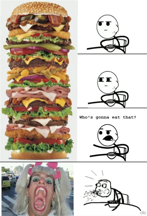 huge burger - Meme by chrisXchrist :) Memedroid