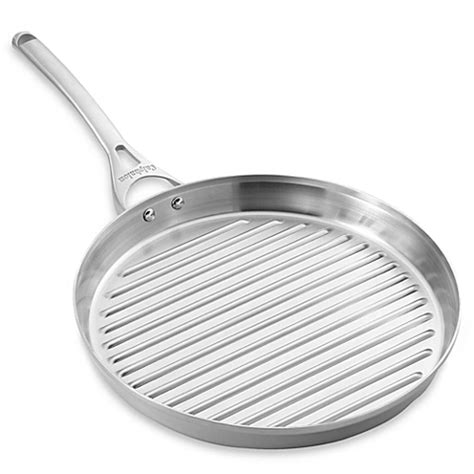 Calphalon Contemporary Stainless Steel 13-Inch Round Grill Pan - Bed ...