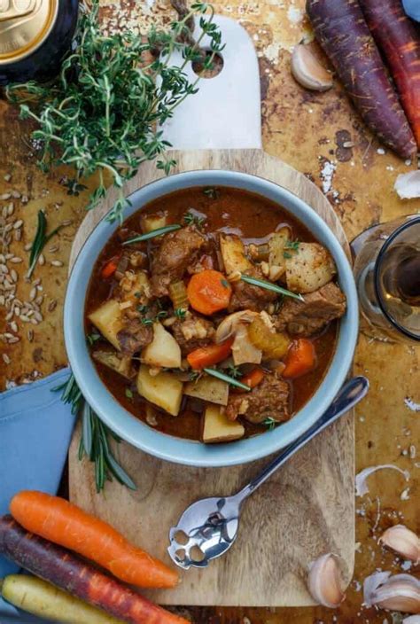 Beef Stew with Barley - The Cookie Writer