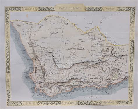 CAPE COLONY DETAILED BY RAPKIN || Michael Jennings Antique Maps and Prints