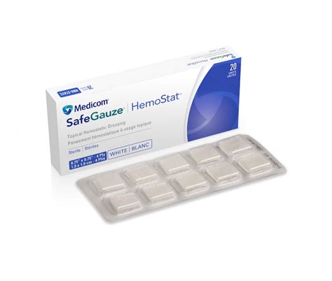 Medicom SafeGauze HemoStat Topical Hemostatic Dressing | Vitality Medical