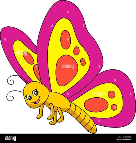 Flying butterfly clipart Stock Vector Images - Alamy