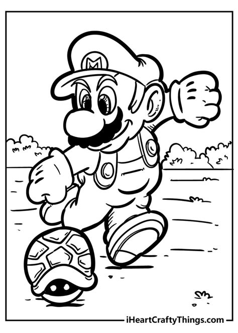 Super Mario Bros Coloring Pages - New And Exciting (2021)