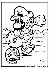 Free Mario Brothers Coloring Pages sketch template