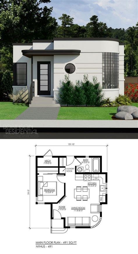 Free Small House Plans and Designs 2020 | Small house floor plans, Small modern home, Small ...