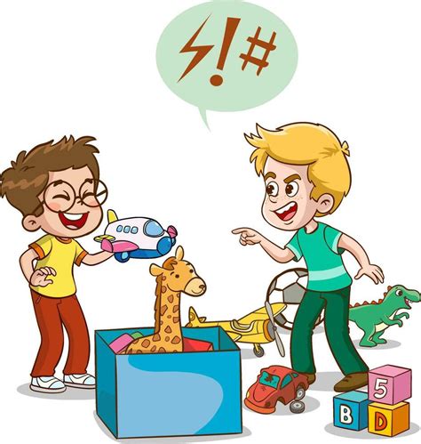 Cartoon illustration angry boy and friends arguing with each other 36196308 Vector Art at Vecteezy