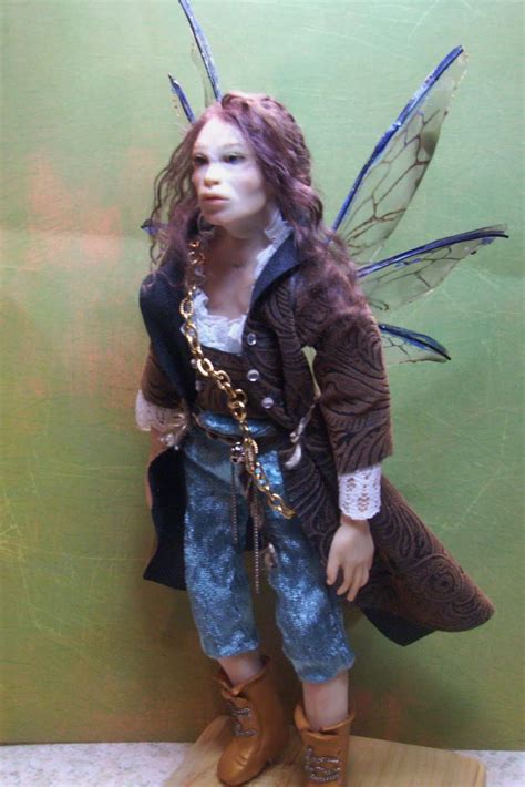 A FAR PLACE OOAK dolls by Christel Hutson: Poseable Male Fairy ~Jasper~