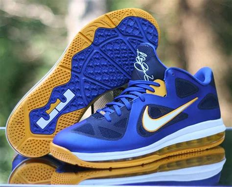 Nike LeBron 9 IX Low “Entourage” Royal Blue Gold 510811-402 Men’s Size 11 | Royal blue and gold ...