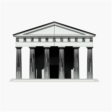 3ds max doric temple