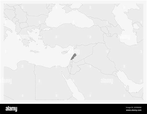 Map Of Middle East Lebanon | sincovaga.com.br