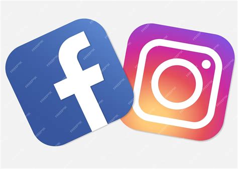Premium Vector | Facebook Instagram collection of popular social media