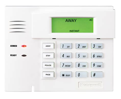 Honeywell 6150 - Fixed English Alarm Keypad with Function Buttons ...