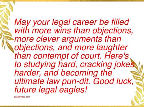 Show Gratitude to the Graduating Law Student With Special Messages ...