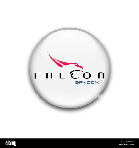 Falcon Spacex logo Stock Photo - Alamy