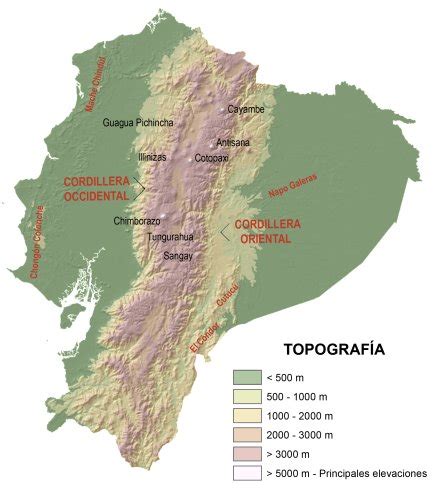 Cordillera De Los Andes Hoyas Del Ecuador Para Dibujar