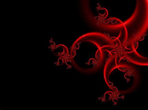 HD wallpaper: black fractal Red Dragon Abstract Other HD Art ...