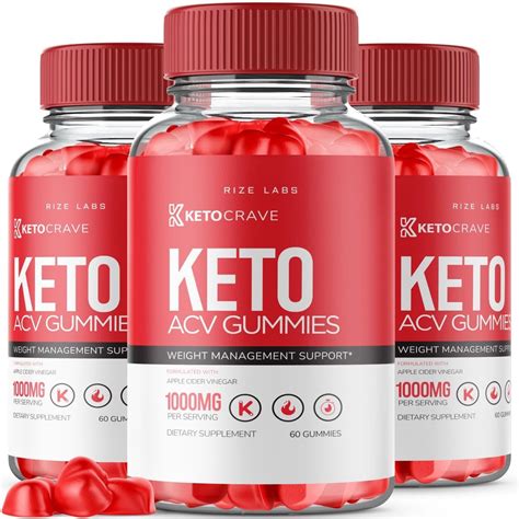 Amazon.com: (3 Pack) Keto Crave Gummies - Keto Crave ACV Gummies, Keto ...