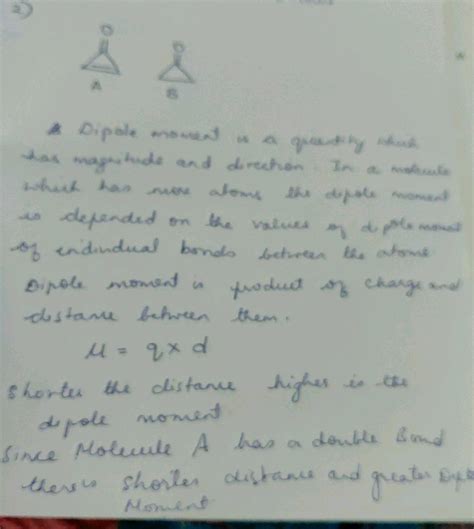 Which of the following molecules posses more dipole moment and why? NH3 or NF3