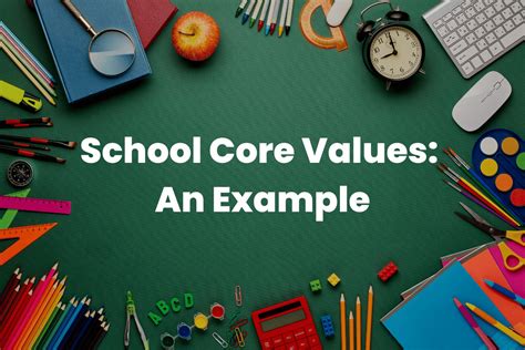 School Core Values: An Example - The Teaching Couple