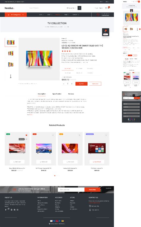 Product Details Page Design of E-commerce Base Website | Figma