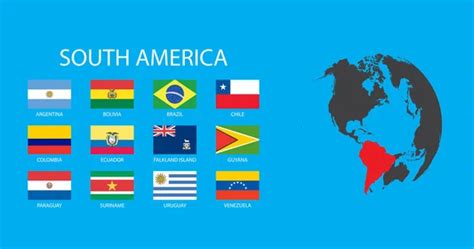 Continent Flags Illustration North America Stock Vector by ©PaulStringer 492146982