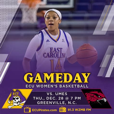 ECU Athletics on Twitter: "PIRATE GAMEDAY: Basketball is back in Minges ...