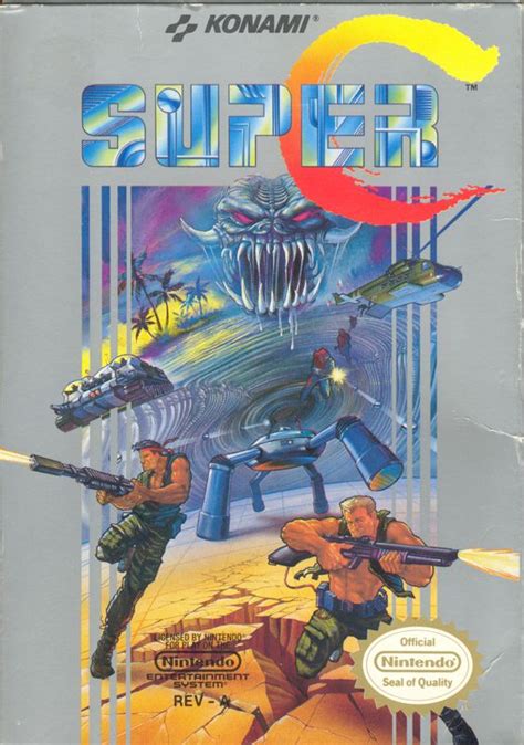 Super Contra (1990) NES box cover art - MobyGames