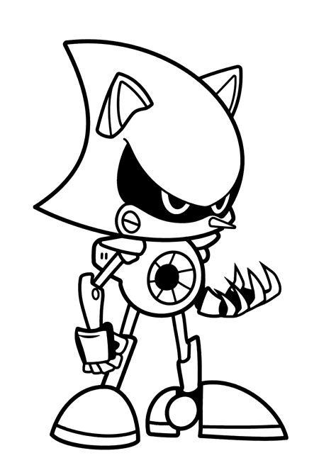 Dibujos De Metal Sonic Para Colorear | The Best Porn Website