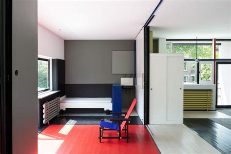 Interior of the Rietveld Schröder House (Centraal Museum collection ...