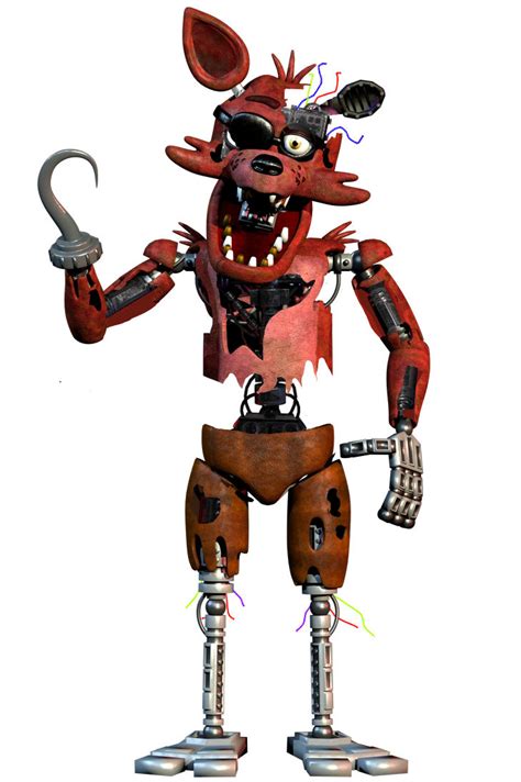 FNAF 1 Foxy In The Style As Withered Foxy by DiamondDoesDeviant on ...