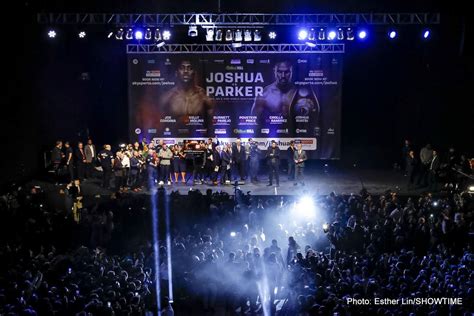 Anthony Joshua Vs. Joseph Parker - Official Weights - Latest Boxing News