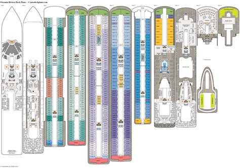 Oceania Riviera Deck Plans, Diagrams, Pictures, Video