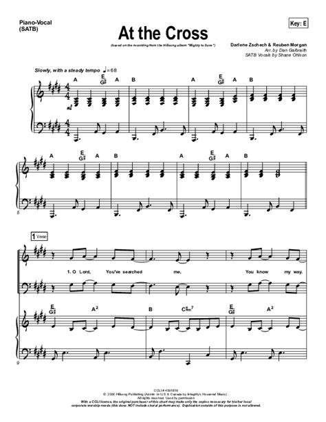 At The Cross Sheet Music PDF (Hillsong Worship) - PraiseCharts