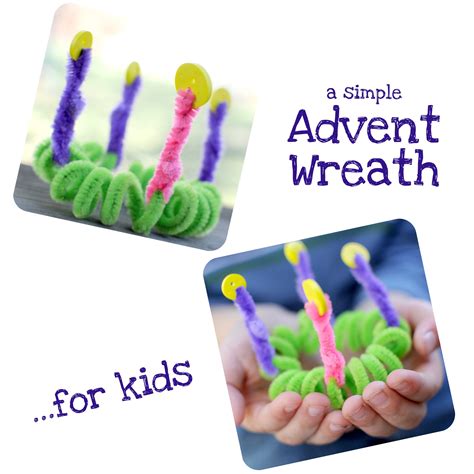 When Running Amok: An Advent Wreath Made by Kids for Kids