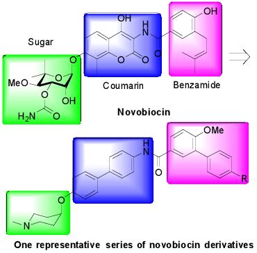 Chemical structures of novobiocin and its derivatives. Novobiocin as an... | Download Scientific ...