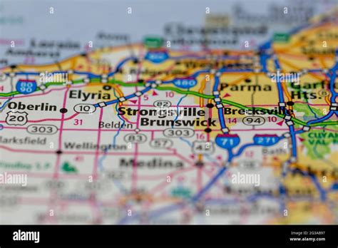 Strongsville ohio map hi-res stock photography and images - Alamy