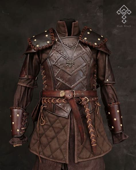 Witcher inspired leather armor set | Leather armor, Costume armour, Fantasy garb