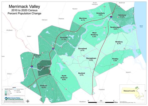 First Round of Merrimack Valley's 2020 Census Data Released - MVPC