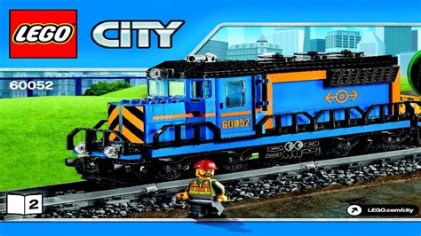 LEGO 60052 Cargo Train City Trains (Instruction Booklet) - YouTube