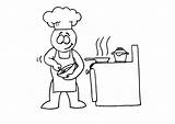 Disegno Da Colorare Cucinare  Disegni E Stampare Gratis sketch template