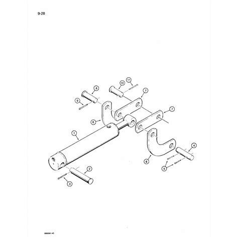 Astec and Case RT 360 Trencher Hydraulic Cylinder Mounting – astec parts online