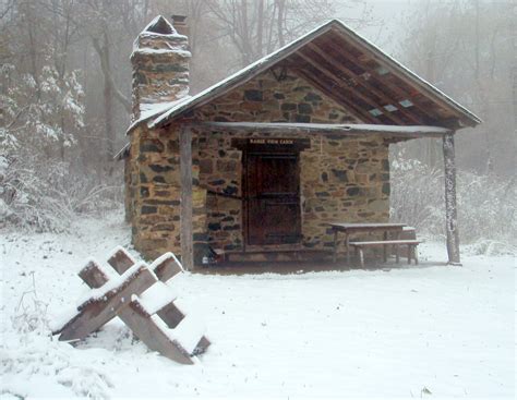 Range View Cabin in Snow, Shenandoah National Park | Flickr