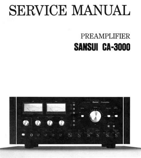 SANSUI G-2000, G-3000 Schematic Service Repair Manual Schematic Circuit Diagram $14.02 - PicClick