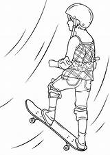 Skateboarding Image coloring Page  Download Print Or Color Online For sketch template